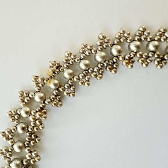 Vintage French Art Deco Glass Faux Pearl Lariat Necklace Circa 1920s-1930s. - Picture 13 of 16